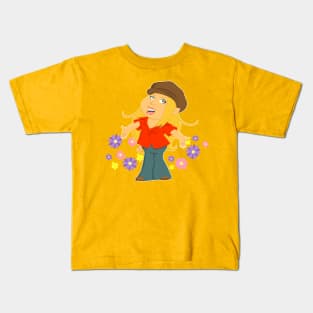 Flower Girl Kids T-Shirt